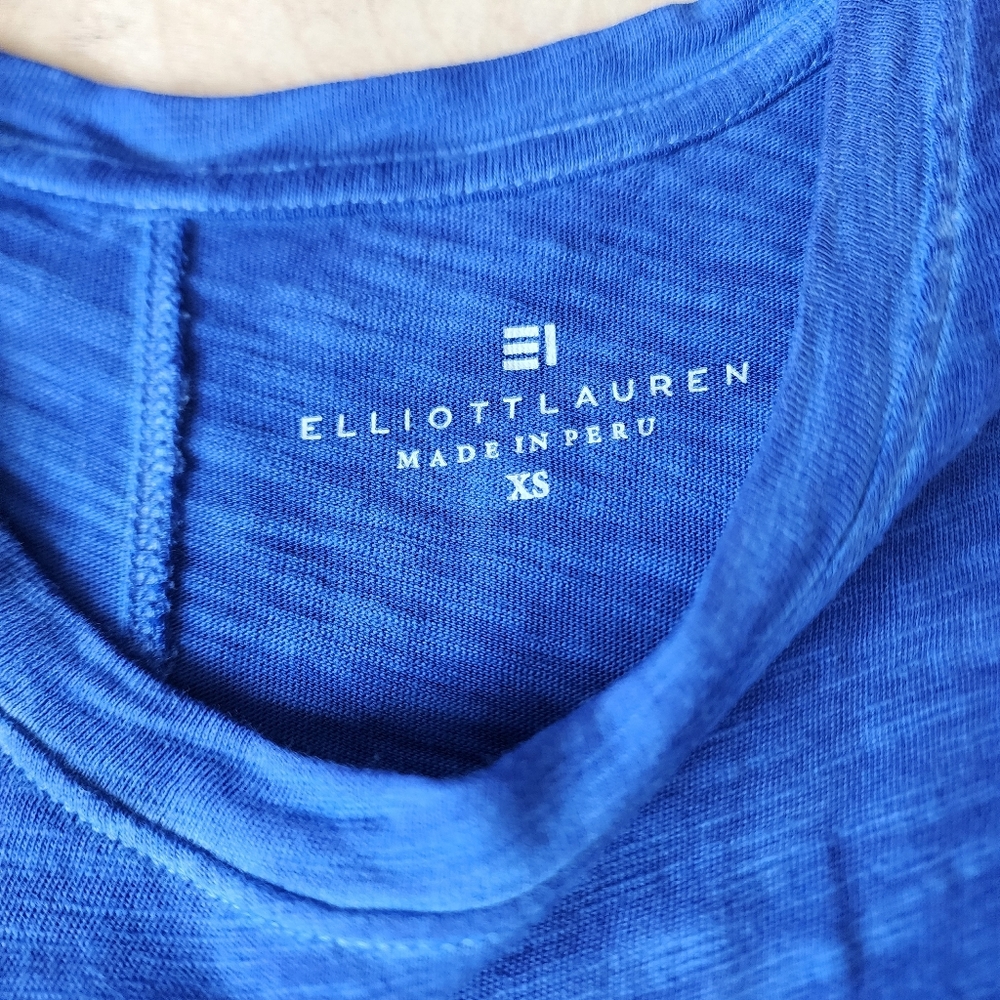 Elliot Lauren Blue Tank Maxi Dress Cotton - Picture 6 of 10